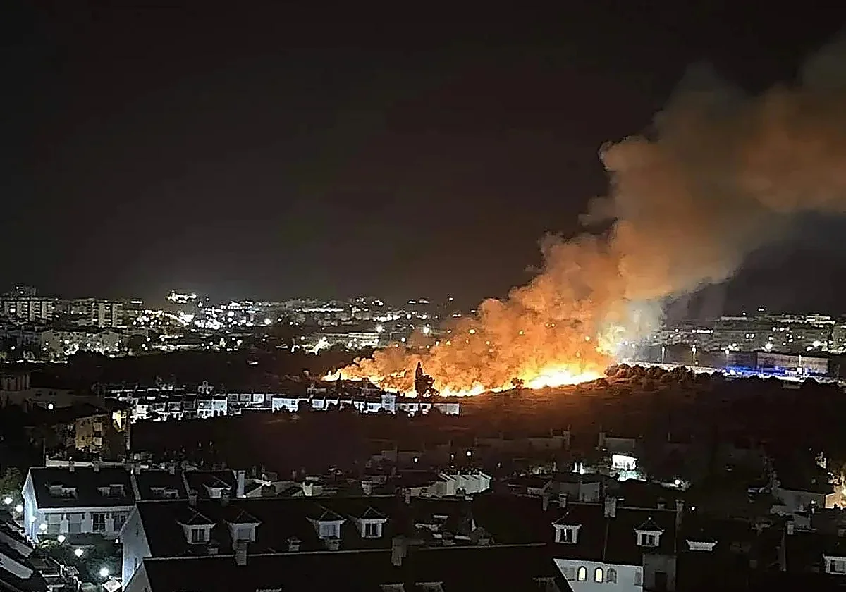 Concern in Mijas over fire visible from various points in town
