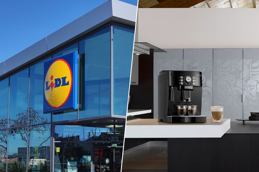 Hoy en Lidl (rebajada al 50%) esta cafetera superautomática De'Longhi, disponible por tiempo limitado