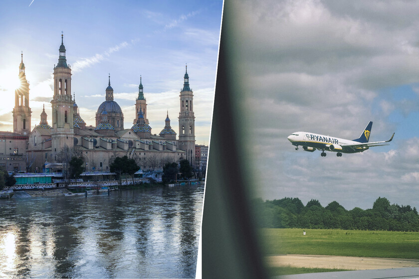 Ryanair amenaza con eliminar sus vuelos de Zaragoza en 2027. La respuesta de Zaragoza: "moveremos más de un millón de pasajeros"