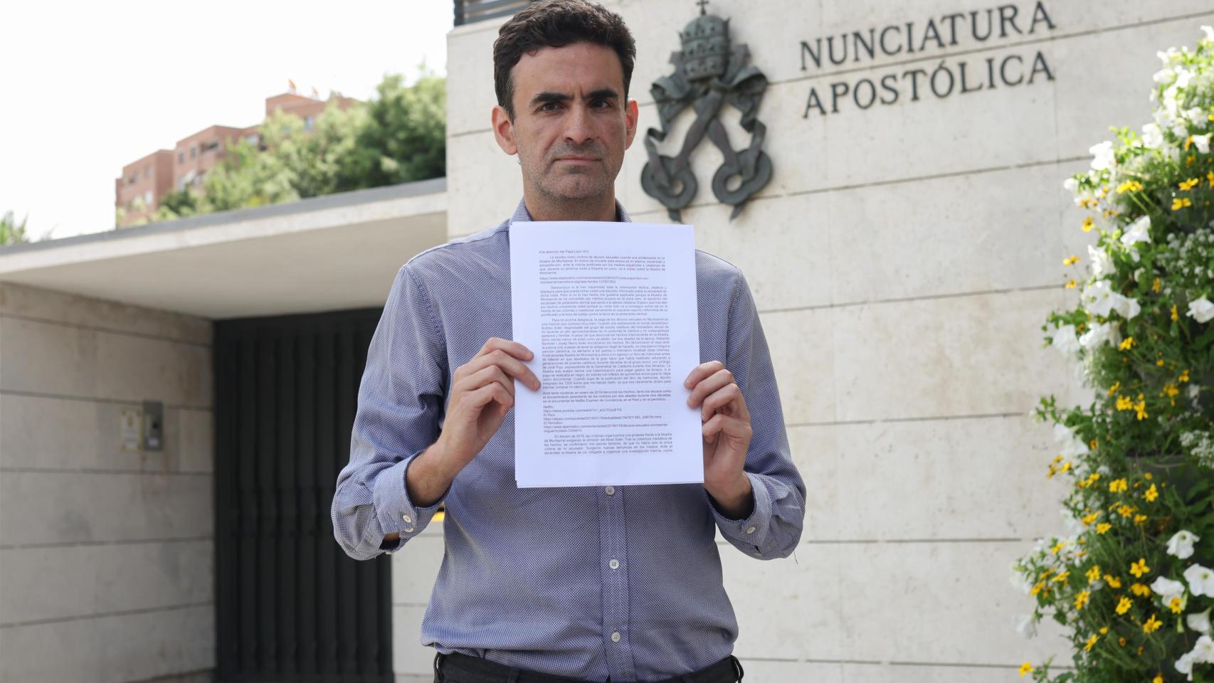 Miguel Hurtado sufrió abusos de niño en Montserrat: "El Papa recibe a víctimas, pero no a las más díscolas y molestas"