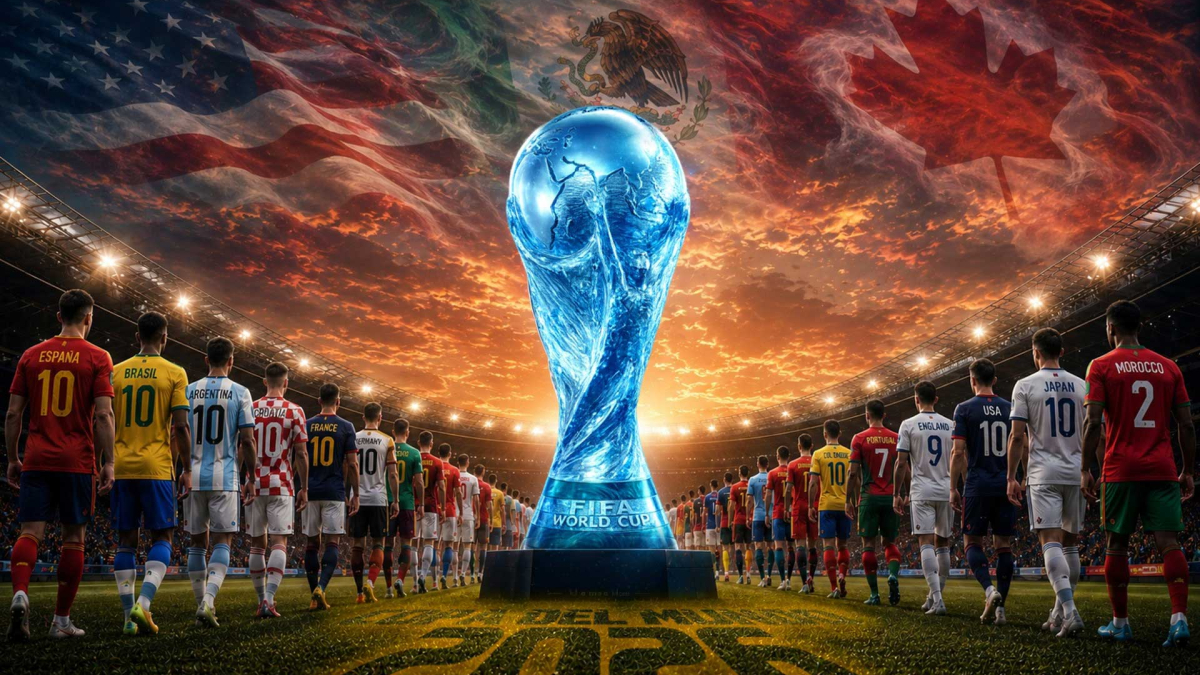 El brutal mapa 3D con las sedes del Mundial<br>