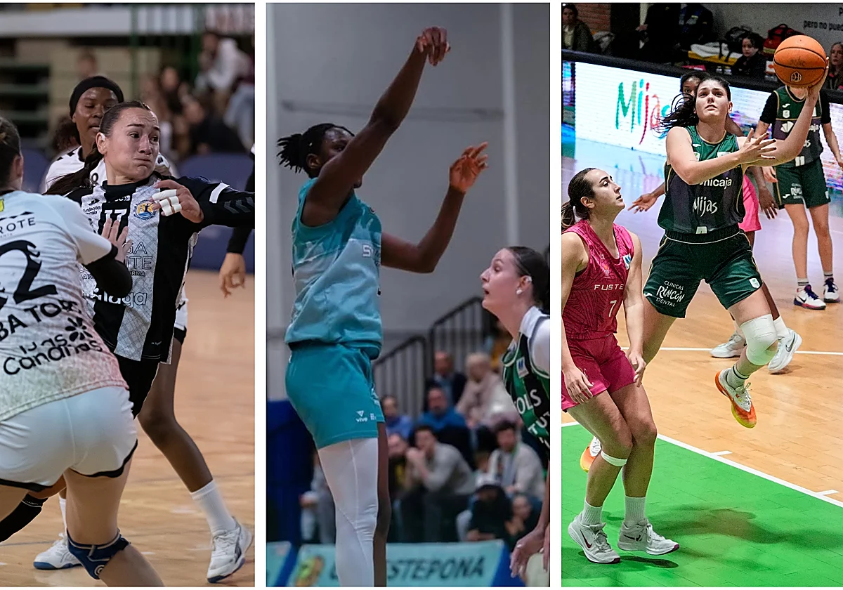 Polideportivo malagueño: Victorias del Costa del Sol, el Ingeniería Ambiental CAB Estepona y el Unicaja Mijas