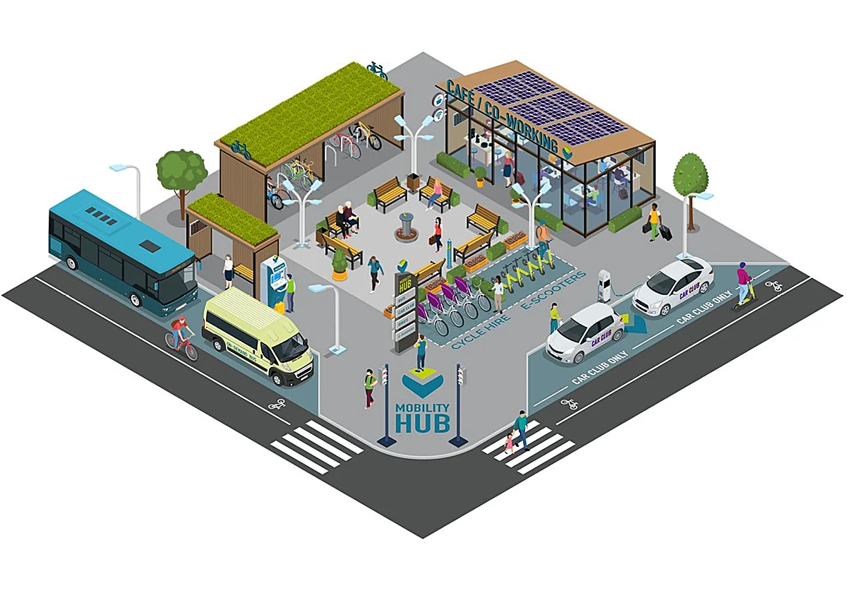 Marbella impulsa en Miraflores un centro de movilidad con alternativas al vehículo privado