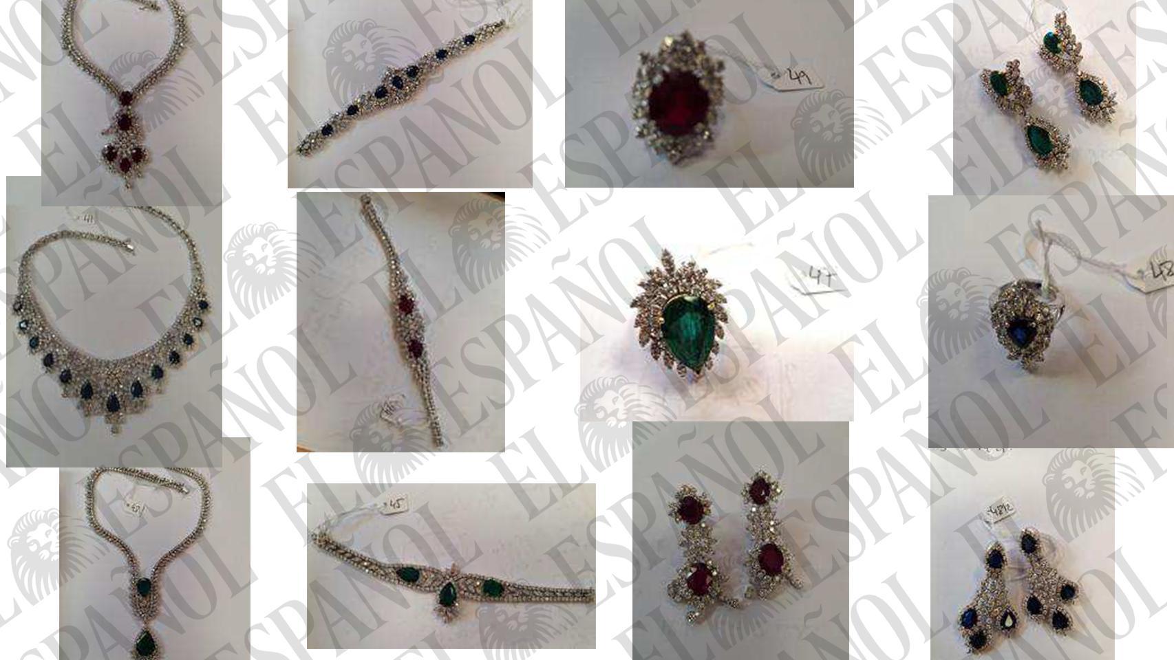 El peritaje de las joyas árabes de Zapatero, una a una: del collar de diamantes de 278.000€ a la pulsera con tres esmeraldas naturales de 95.000€