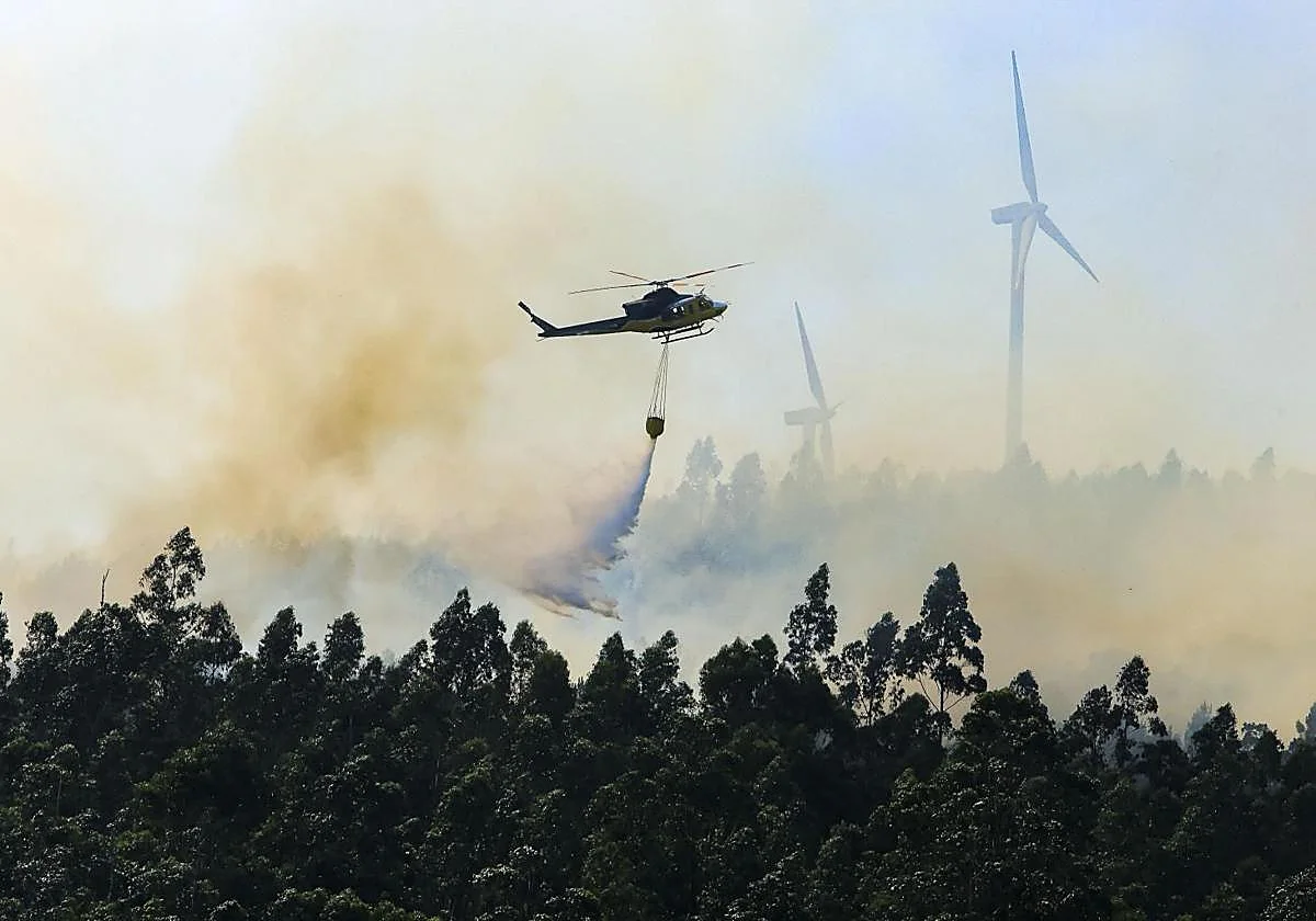 Seis incendios movilizan a los servicios de emergencia en distintos puntos de la Península
