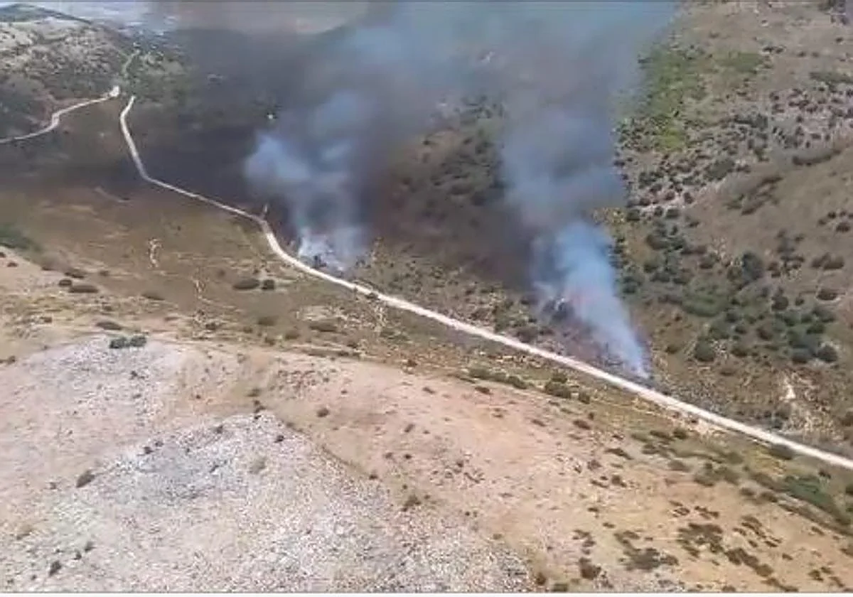 Declarado un incendio forestal este domingo en Alpandeire