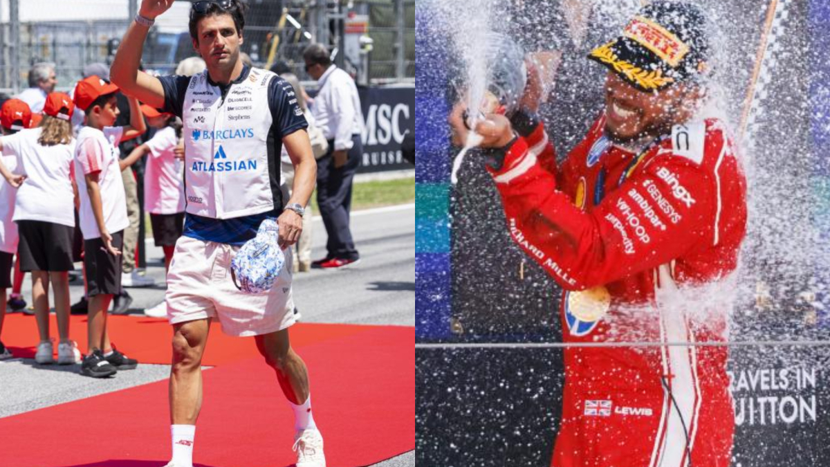 Sainz y la 106ª de Hamilton: "Vas a un equipo con un coche a tu gusto... y pareces Dios"