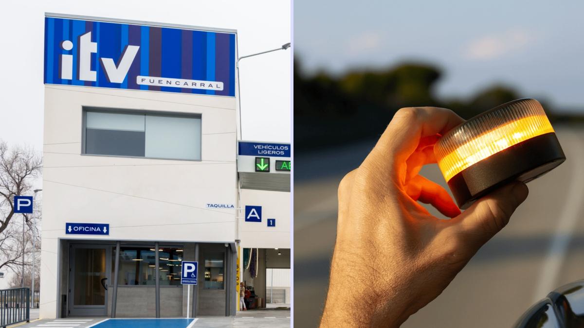 Las ITV piden que la baliza V16 conectada con la DGT se controle en las inspecciones