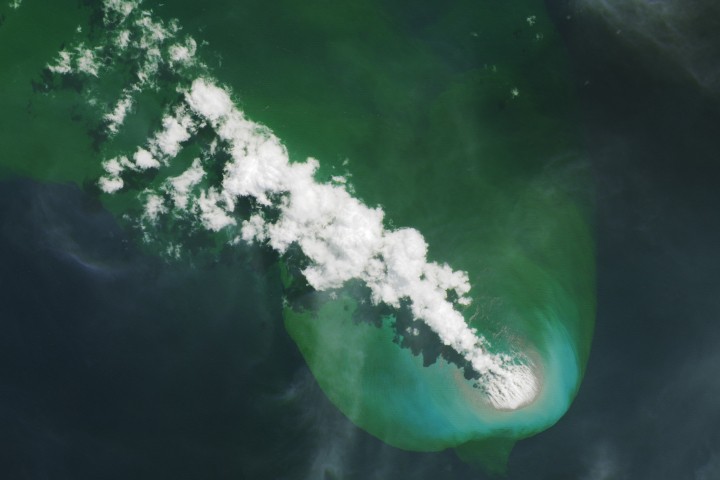Pumice Rafts Encroach on Admiralty Islands