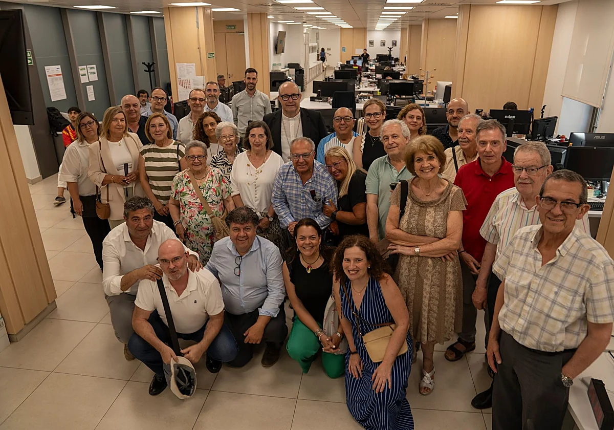 Encuentro de los suscriptores de SUR con el obispo de Málaga