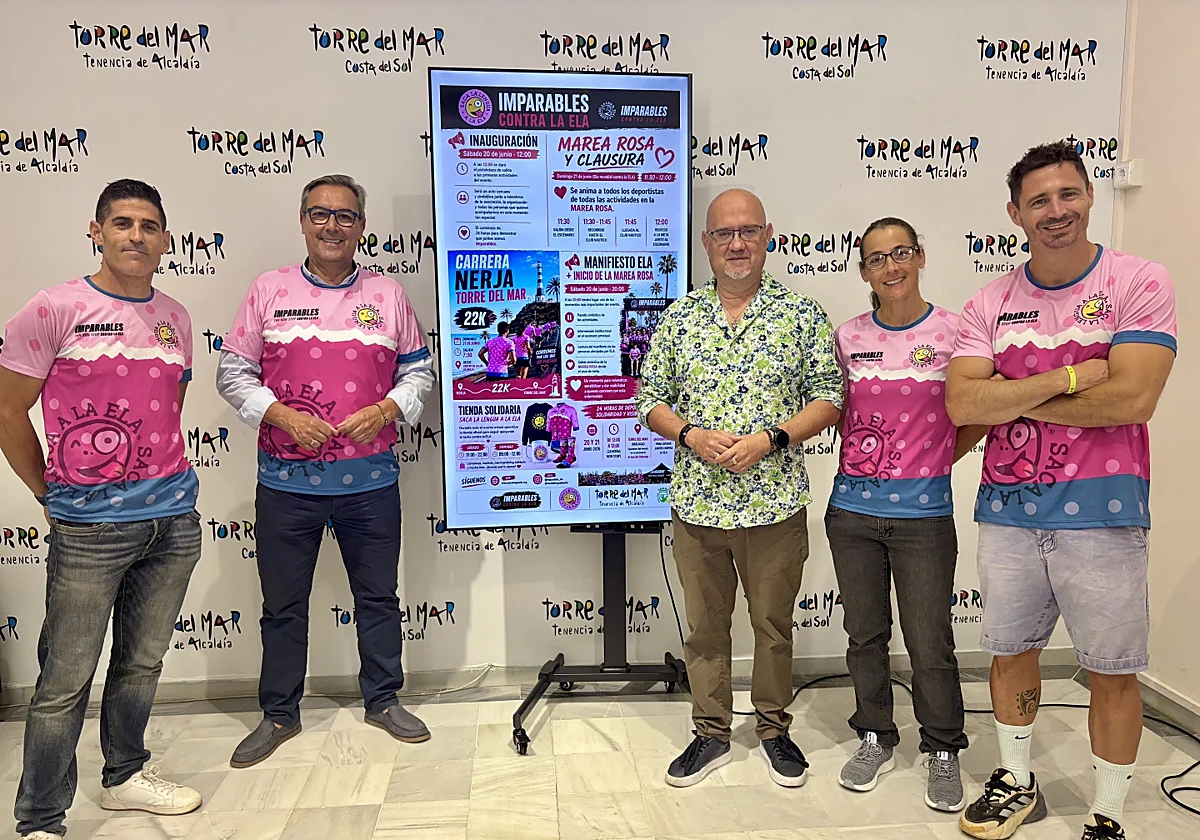 La marea rosa contra la ELA tomará Torre del Mar este fin de semana