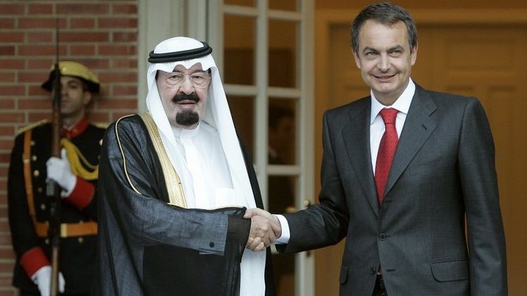 El entorno de Zapatero asegura que las joyas árabes se las regaló el rey de Arabia Saudí Abdalá bin Abdulaziz en 2007